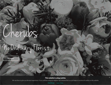 Tablet Screenshot of cherubsfloraldesign.com